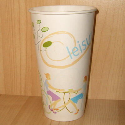 Gobelet en carton 620ml simple paroi avec impression personnalisée image