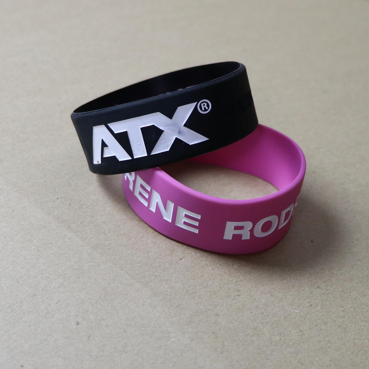 Custom silicone wristbands 25mm — extra-wide premium advertising space