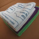 Lingette nettoyante microfibre 32 x 32cm avec impression personnalisée image