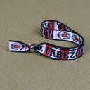 Woven festival wristbands 15mm wide image