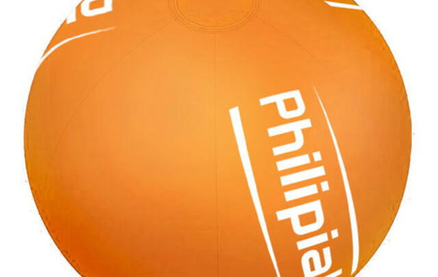 Ballon de plage 38cm / 15 inch avec logo image