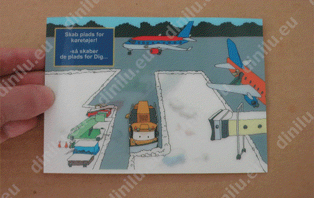 Carte postale lenticulaire, 105x148mm (A6) image