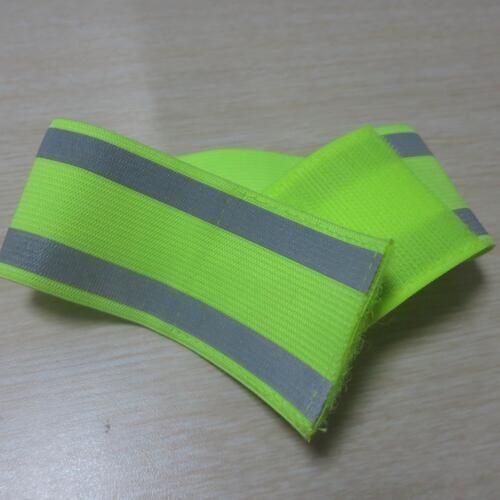 Elastic reflective safety armband / ankle band printed with logo Elastic reflective safety armband / ankle band printed with logo image